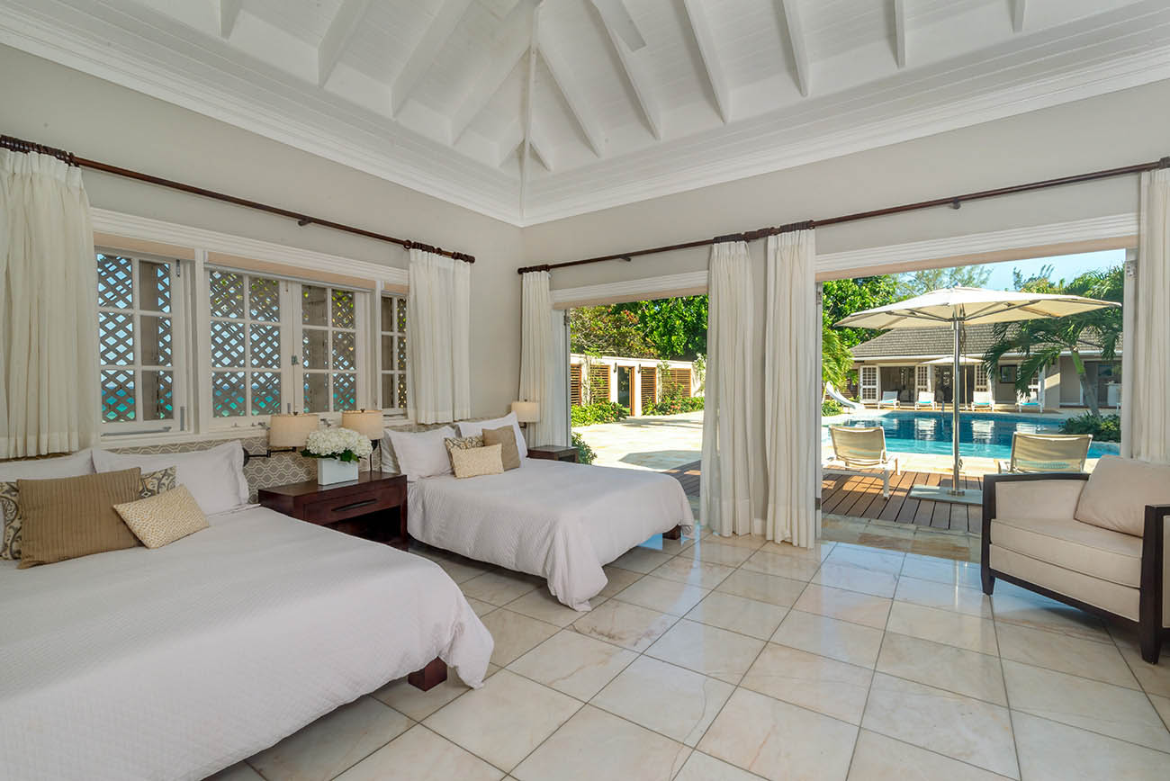 Villa Mara Double Occupancy Bedroom with Pool View