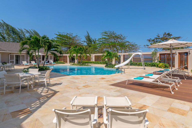 Villa Mara Pool Deck with Seating Areas