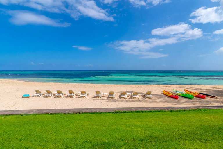 Villa Mara White Sand Mammee Bay Estate Beach with Lounging Chairs